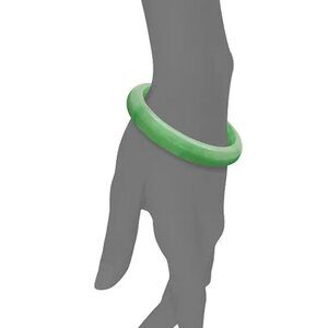 Green Jade Bangle - 2 1/2"